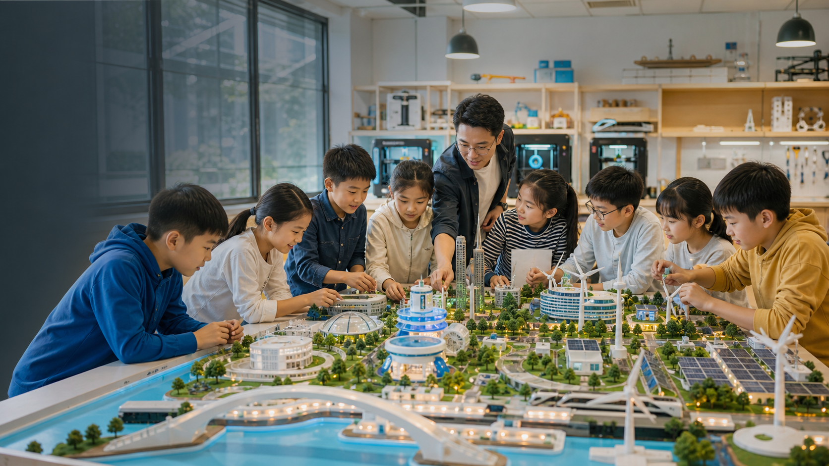 班级共同创造未来作品