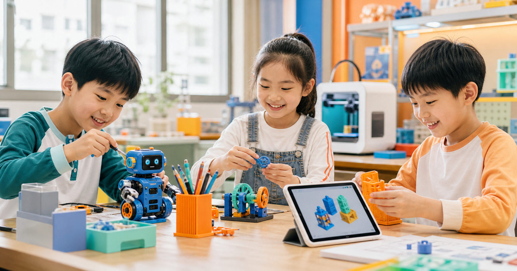 中国孩子创作玩具、文具与桌面用品