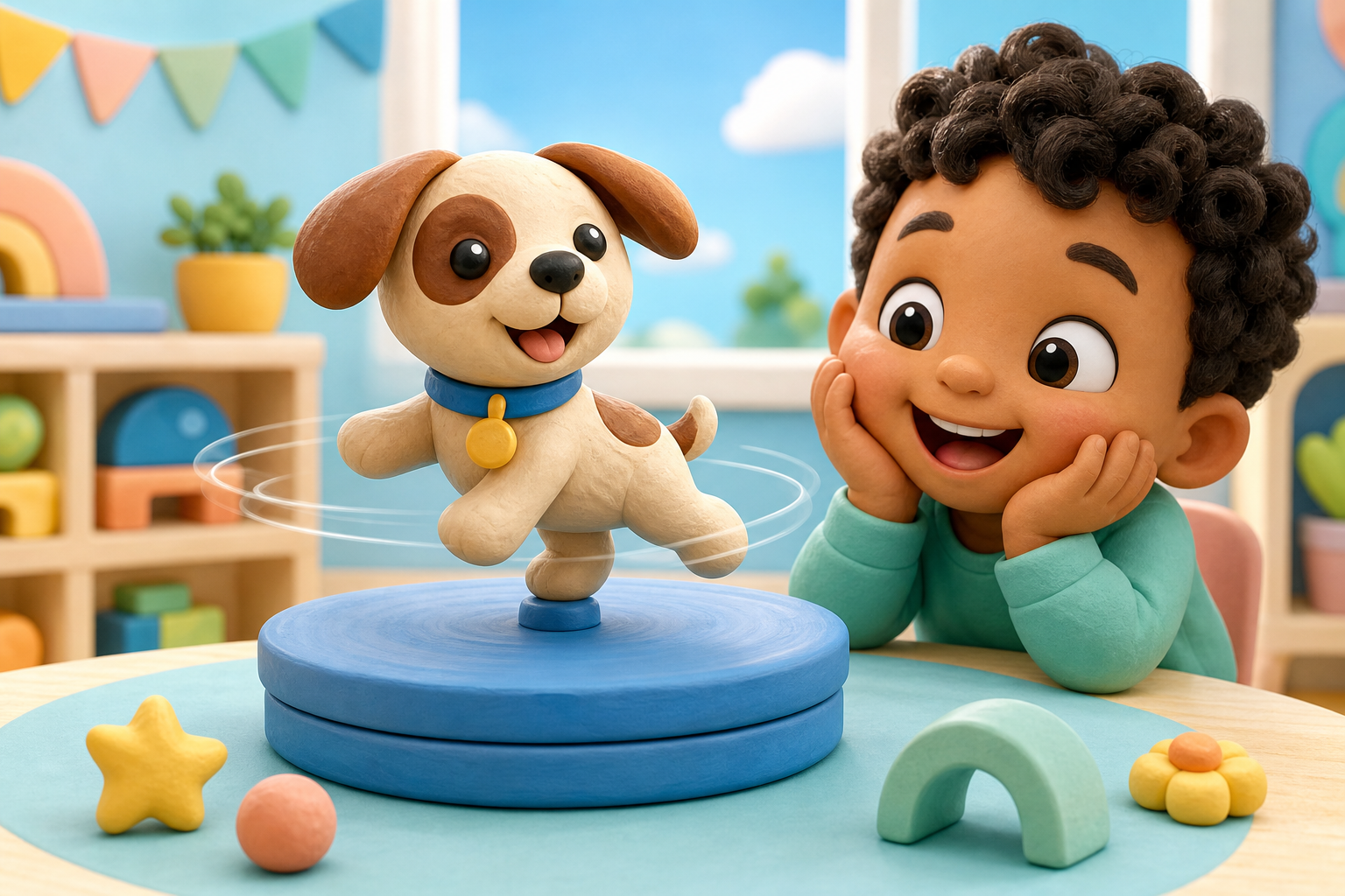 Spin and look