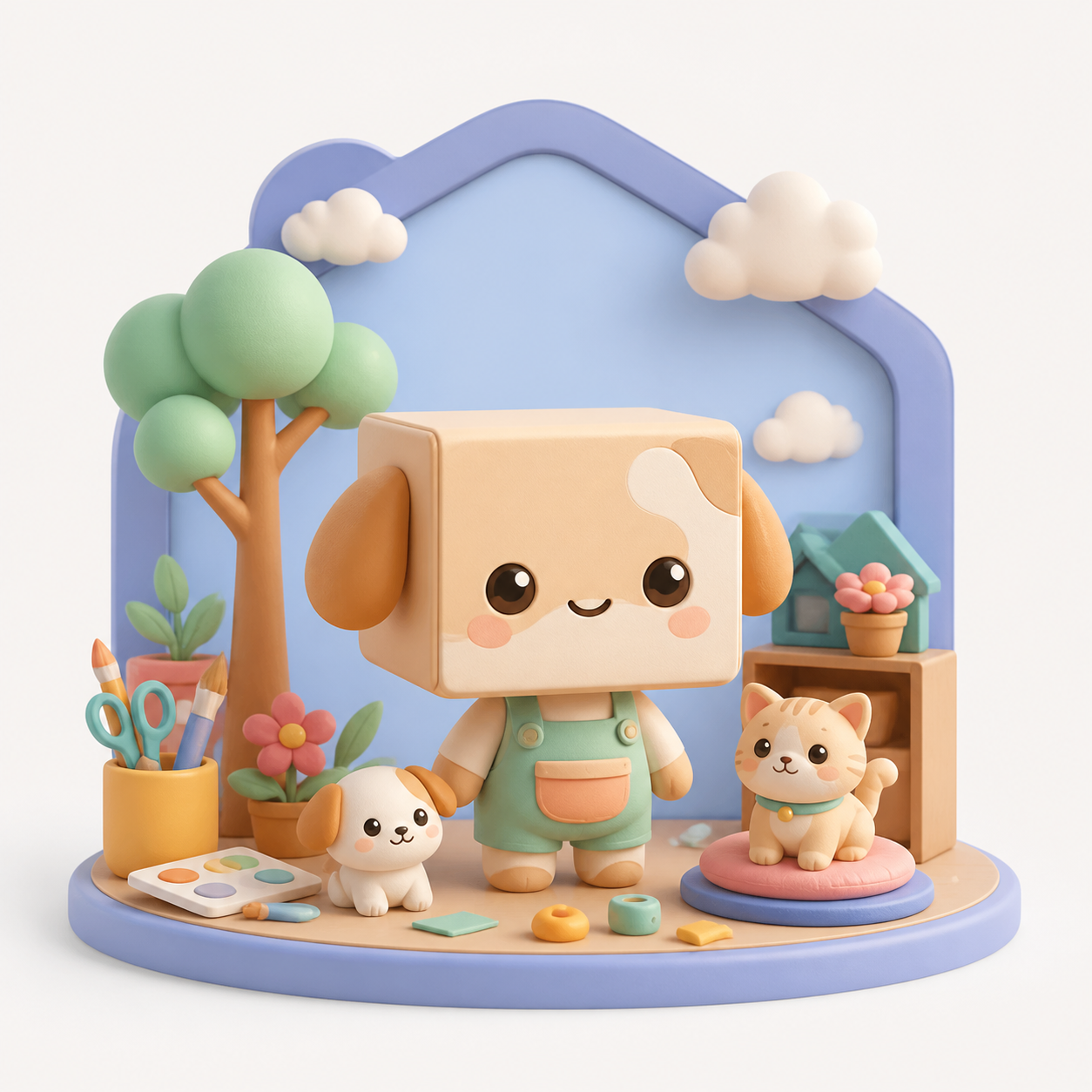 Box-head pet pal 4