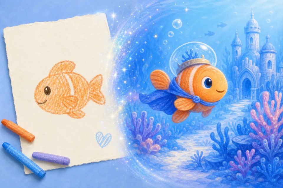 Drawings come alive (image)