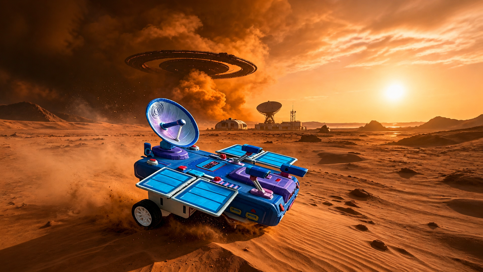 Alien intelligent work vehicle