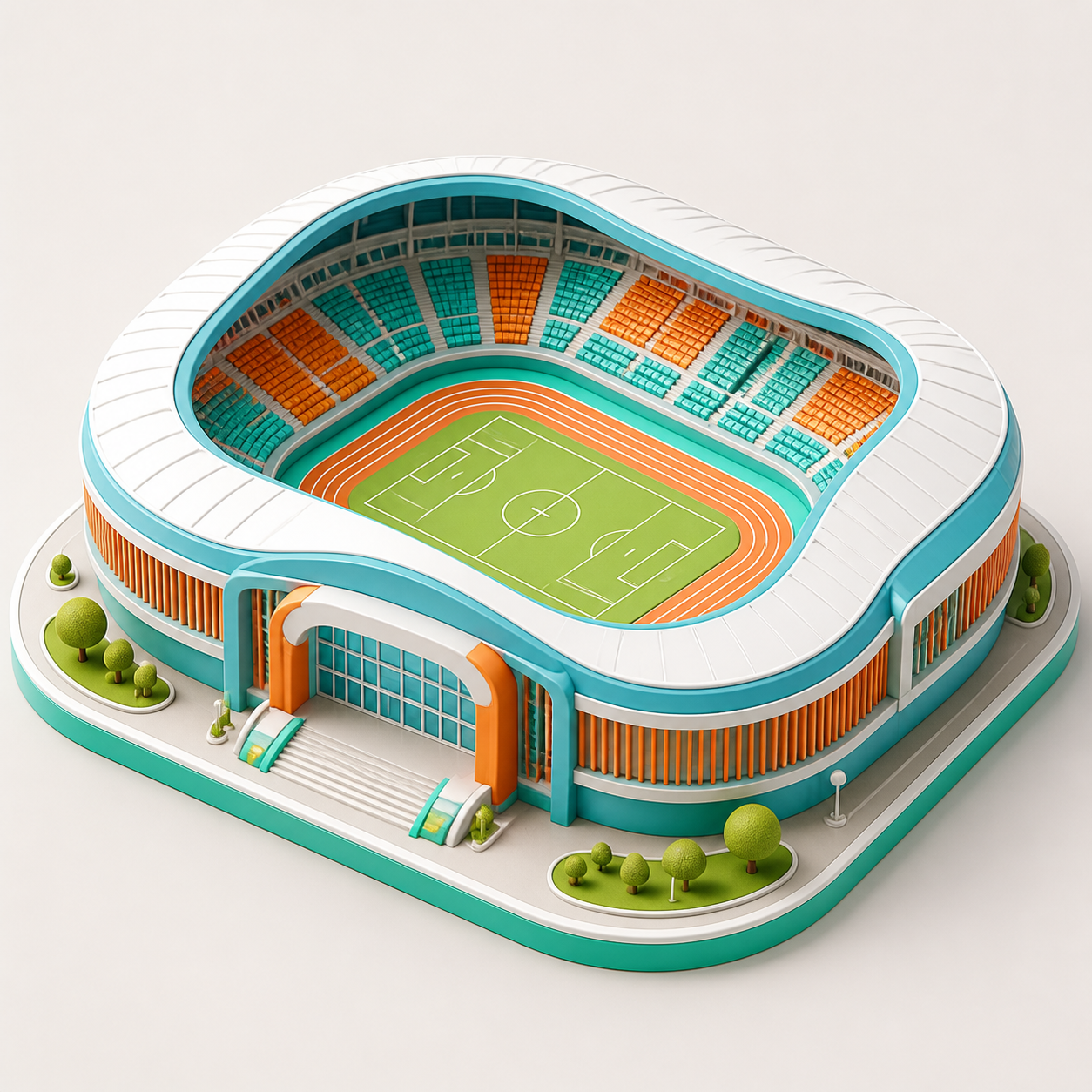 Stadium course-pack cover