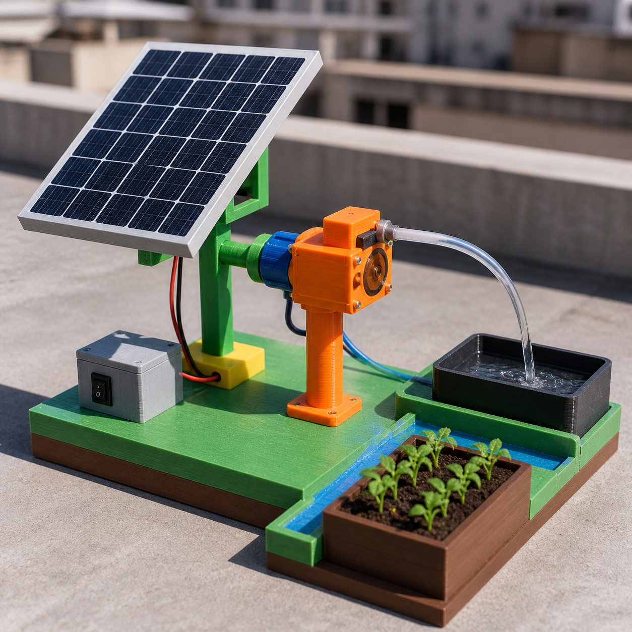 solar power installation