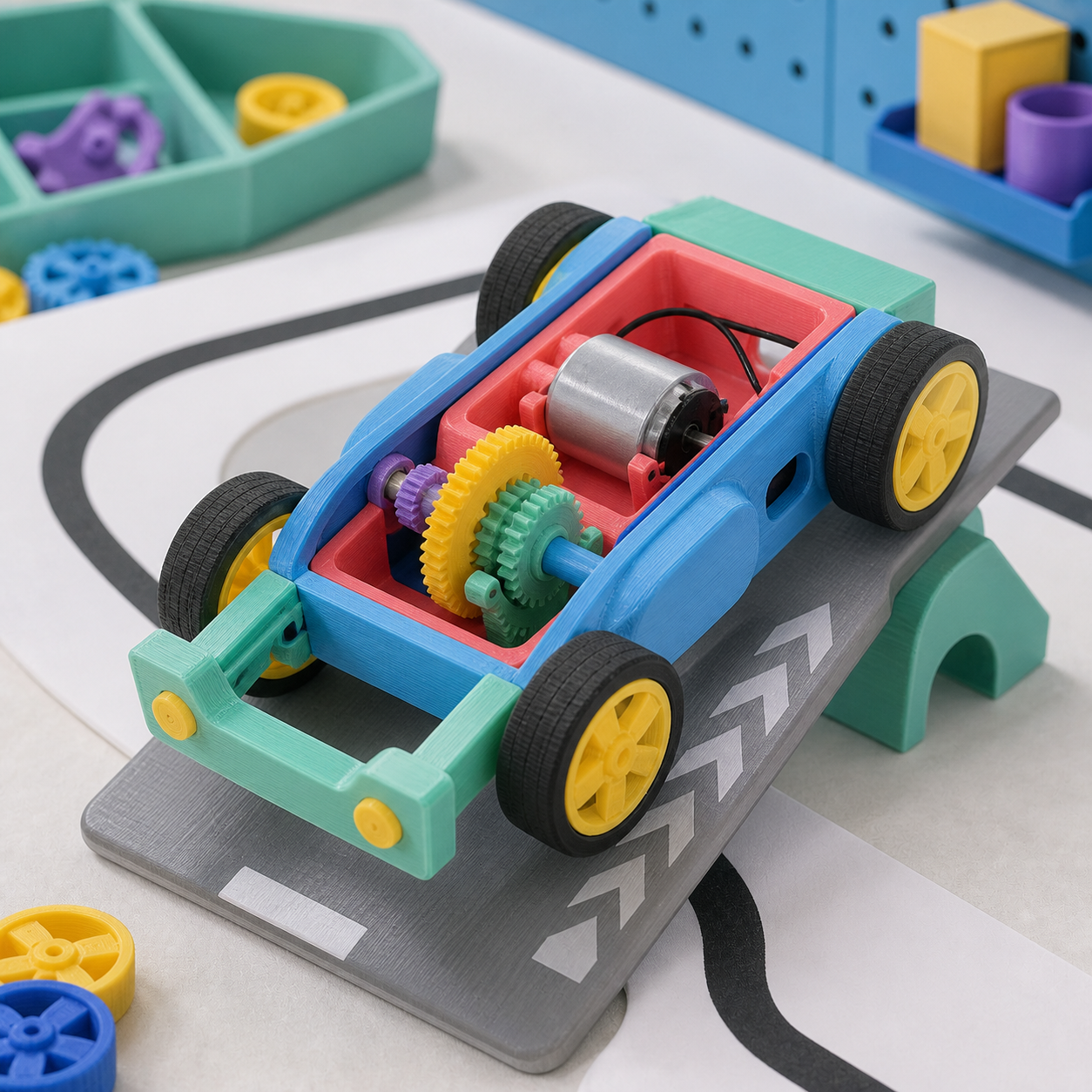 Powered Car Drivetrain course-pack cover