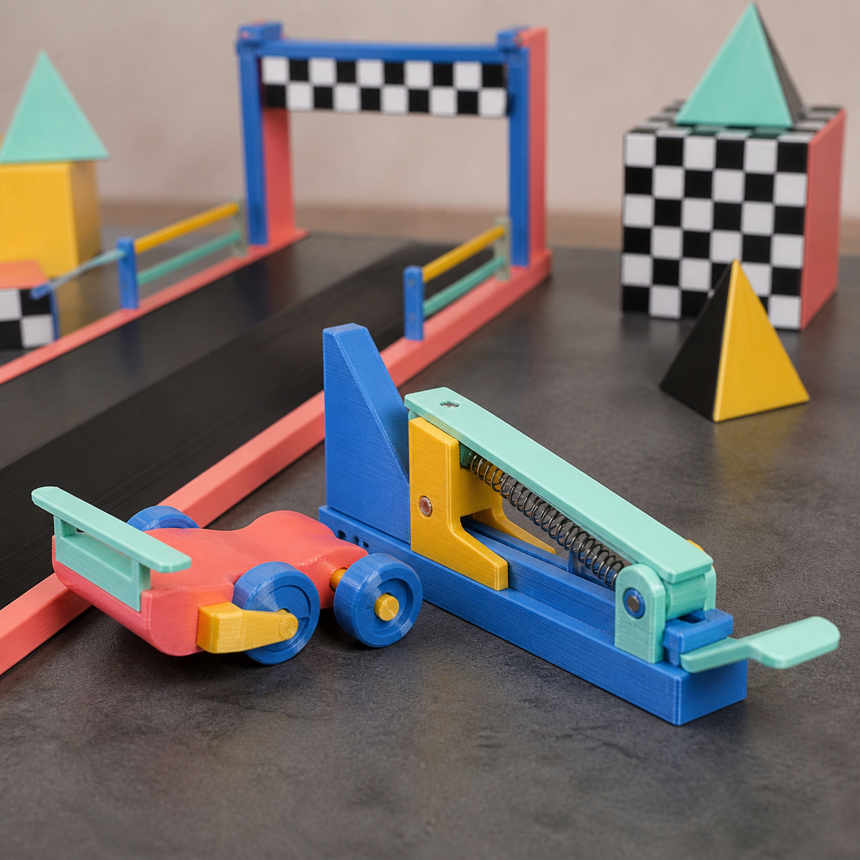 Catapult car