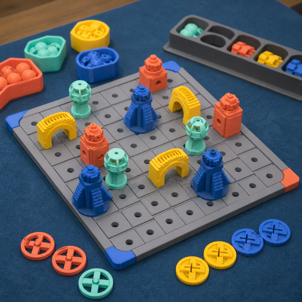 Board game chess pieces
