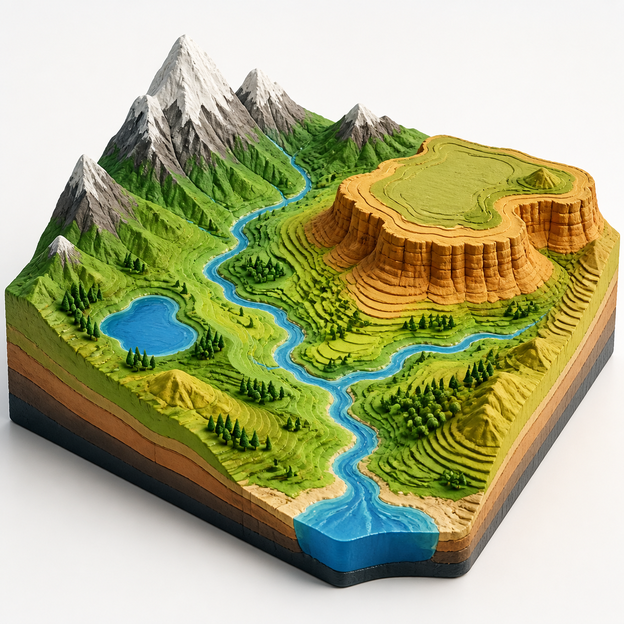 Landforms course-pack cover